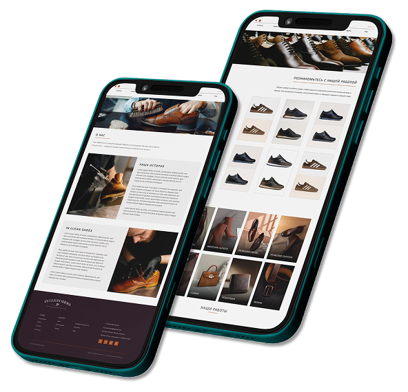 Premium shoe cleaning service - leather shoe with cleaning brush